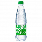 Вода питьевая газированная BonAqua вкус яблока, 0,5л