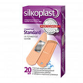Пластырь Silkoplast Standard гипоаллергенный влагостойкий на полимерной основе 20 Шт