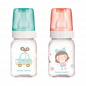 Бутылочка для кормления Canpol babies Basic стеклянная 3+, 120мл