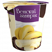 Десерт творожный Венский Завтрак банан шоколад 4%, 150г