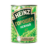 Горошек зеленый консервированный Heinz, 400г