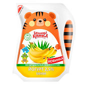 Йогурт детский питьевой Бабушкина Крынка банан 2,5%, 200г