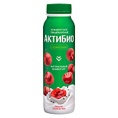Биойогурт питьевой АктиБио вишня семена чиа 1,5%, 260г