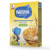 Каша для детского питания безмолочная Nestle 5 злаков с бифидобактериями, 200г