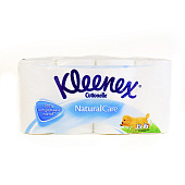 Бумага туалетная Kleenex Cottonelle Natural Care, 3 слоя 8 рулонов белая