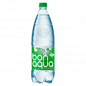 Вода питьевая газированная BonAqua вкус яблока, 1,5л